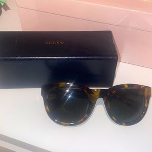 JCREW turtoise sunglasses